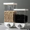Wall Mounted Press Cereals Dispenser Grain Storage Box Dry Food Container Organizer Kitchen Accessories Tools 1000/1500ml ► Photo 2/4