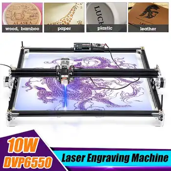

Mini 10000MW Laser Engraver Wood CNC Router Machine Y-axis Hobby Home DIY Metal Engraving Machine Desktop Wood Cutting Tools