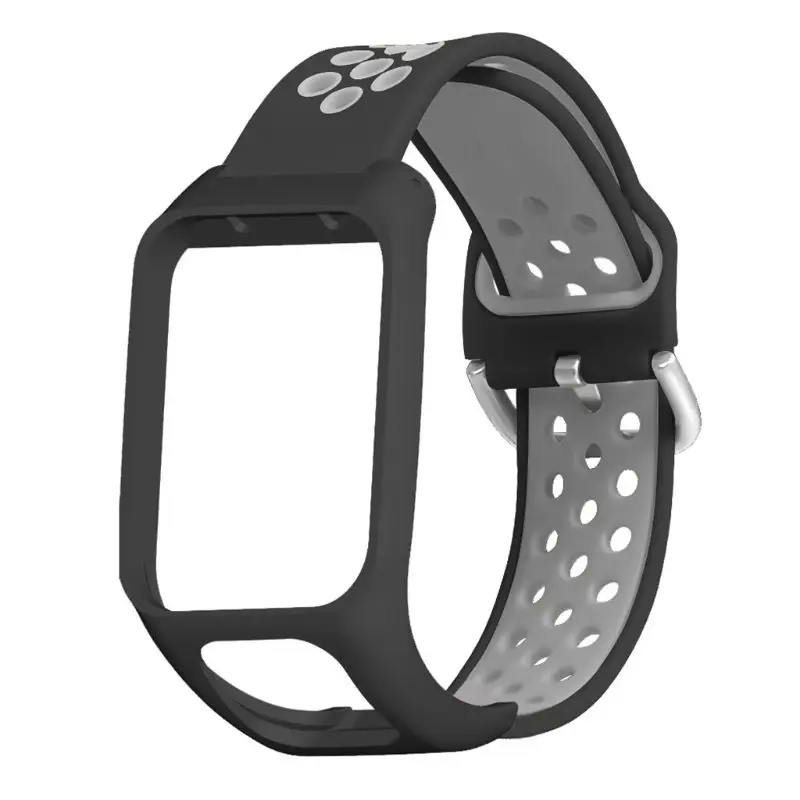 Silicone Wrist Strap Watchband Bracelet Replacement for Tomtom Runner 3/Adventurer/Golfer 2/Runner 2 Cardio/Spark 3 Music Smart - Цвет: 2