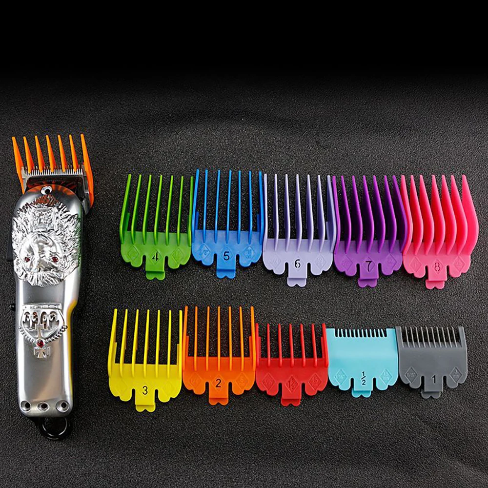 10Pcs Universal Hair Clipper Positioning Comb Barber Shop Home Appliances Clippers Special Caliper Modeling Tool Accessories | Красота и