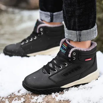 

Men's snow boots winter new fashion sports shoes fashion trend comfortable running shoes classic outdoor snow boots
