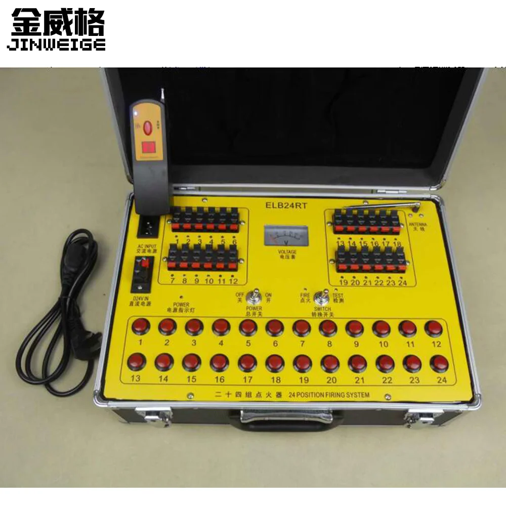 

Fast Shipping 24 Groups Boxing Hand Control+Digital Igniter for Wireless Remote Pyrotechnics Stage Fountain System Firing