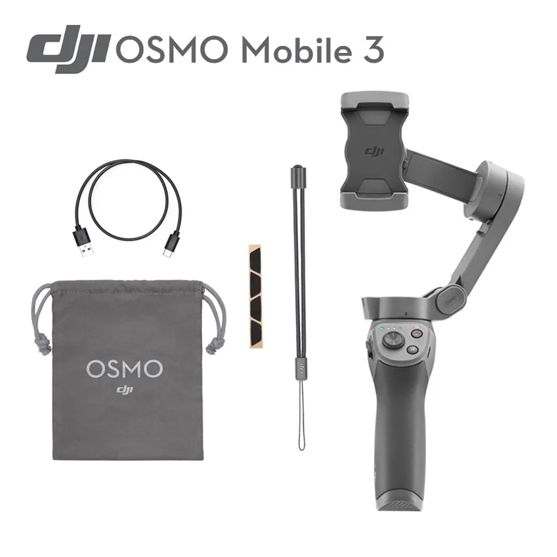 DJI Osmo Mobile 3 Combo 3-осевой Ручной Стабилизатор для смартфонов с интеллектуальными функциями, обеспечивающими стабильный - Цвет: Osmo Mobile 3