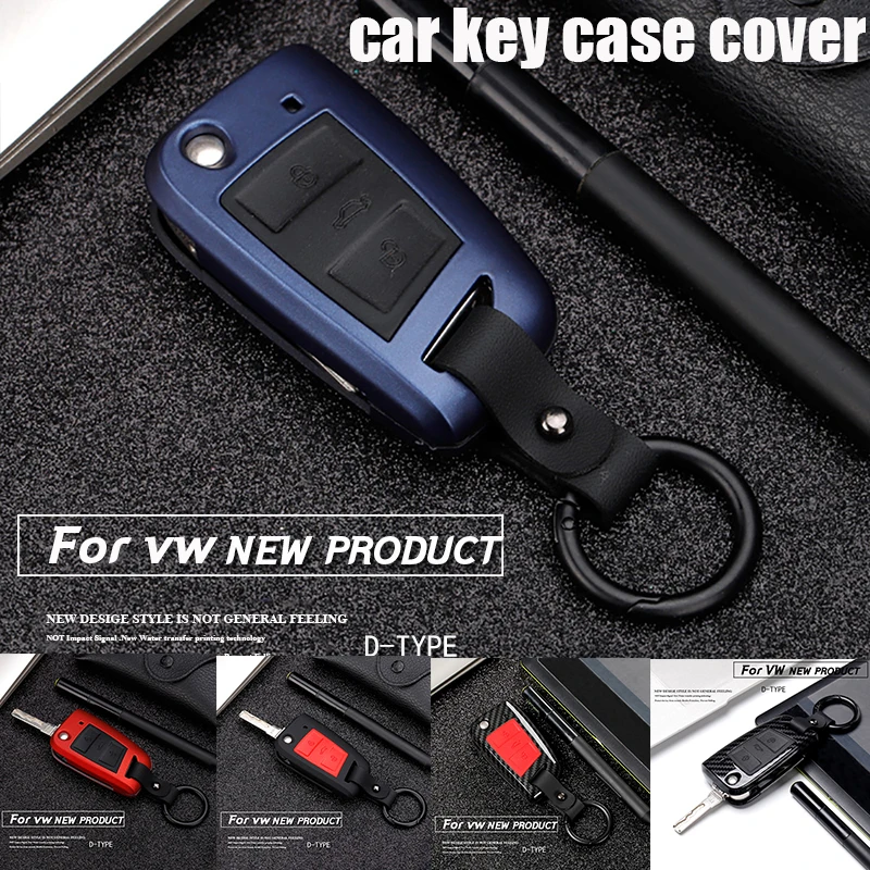 

1set ABS Remote car key cover case shell fob For Skoda Octavia A7 Key Cover Holder For v w Polo 2016 golf 7 MK7 car styling