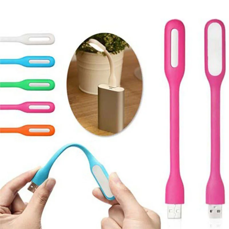 Гибкая мини USB светодиодсветильник лампа для чтения яркая компьютера ноутбука