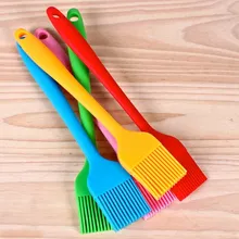 21cm Reusable Grill Oil Brushes Tool Silicone Pastry Brush Baking Bakeware Cooking Roasting BBQ Tool fine cooking roasting