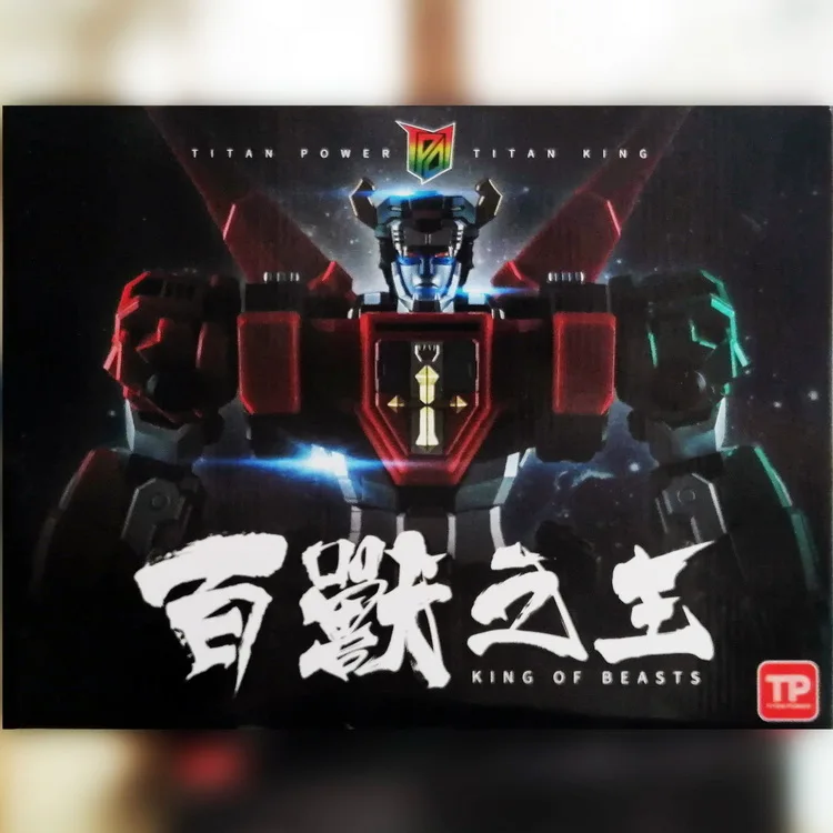 In Stock Transformation Titan Power TP-01 TP01 Beast Lion King Golion Alloy Metal Voltron Defender Action Figure Toys