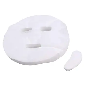 

100 pcs Disposable Facial Mask Pure Cotton Paper Facemask Sheet Ultra-thin DIY Cosmetic Face Skin Care Mask Beauty Tools