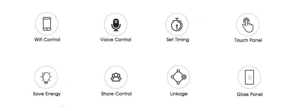 eua wi fi inteligente temporizador painel parede caldeira aquecedor de água parede interruptor de toque vida inteligente tuya voz controle remoto alexa google casa