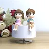 DIY Wind Up Circle Clay Rotating Music Box Base, New Year, Wedding, Christmas, Birthday, Valentine Gift Unuaual 6