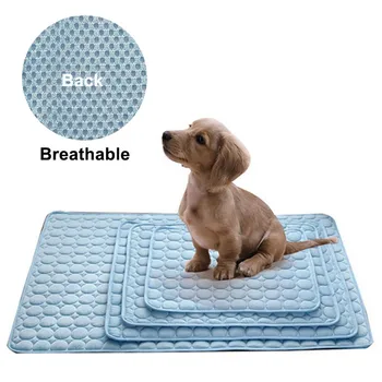 

Dog Mat Cooling Pad For Dogs Cat Blanket Sofa Breathable for Summer Washable For Small Medium Large Dogs Car