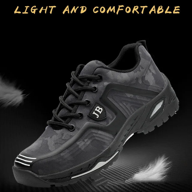 European Plus Size 48 Men Spring Summer Light Safety Shoes