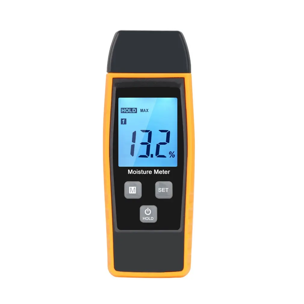 

Handheld Mini Moisture Meter Digital LCD Lumber Damp Meter Wood Moisture Detector Humidity Tester for Timber