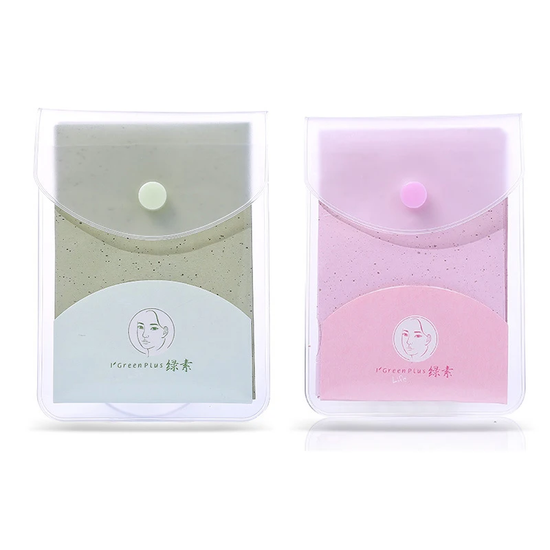1Pack = 160pcs Portable Summer Protable Oil-absorbing Facial Paper Oil Control Wipes Unisex Face Clean Pores face oil absorbing paper