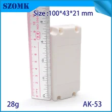 1 шт. 100*43*21 модный дизайн белая пластиковая аппаратура регулятора распределительный корпус для Светодиодный источник питания электронный корпус