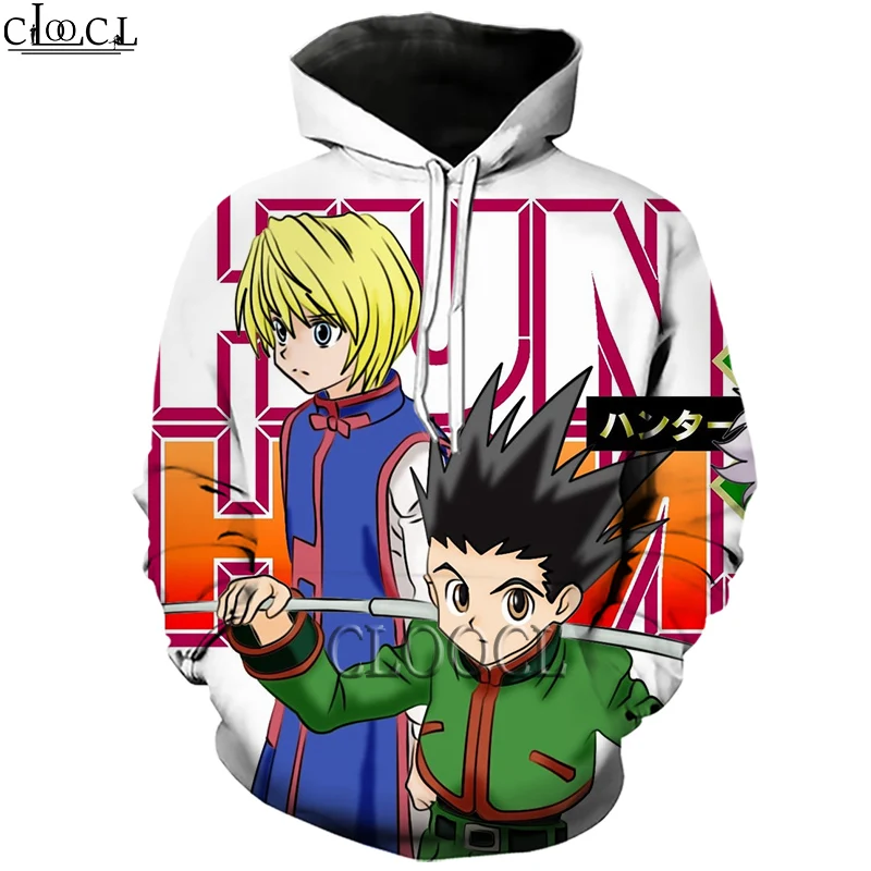 

HX 2020 Newest Japanese Anime Hunter X Hunter 3D Print Sweatshirt Hoodies Unisex Harajuku Hip Hop Style Autumn Hoody Tops