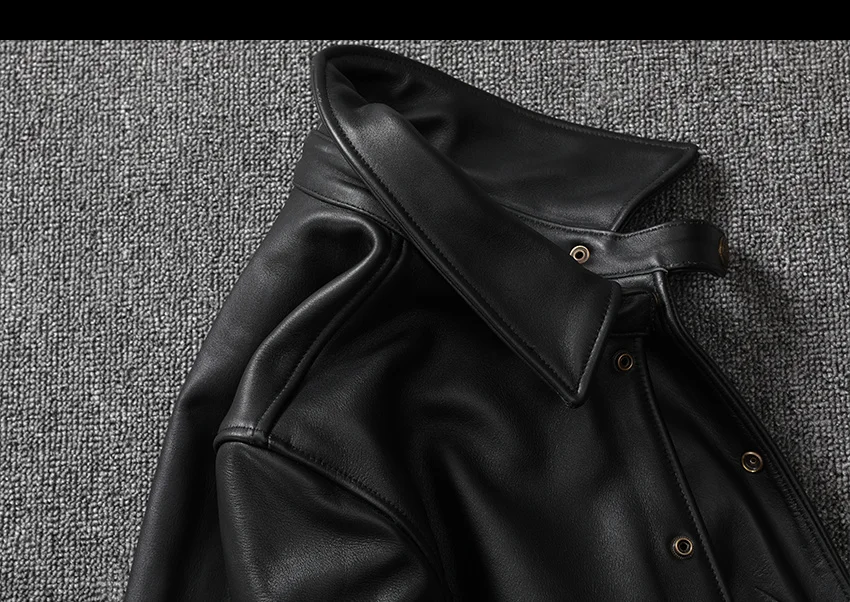 petite genuine leather coats & jackets Free shipping.thick black horsehide clothes.classic brakeman leather jacket,quality men genuine leather coat,sales.super vintage sheepskin coat