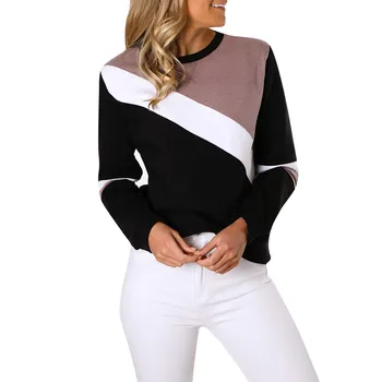 

Women Hoodies Stripe Crop Pullover Women Autumn Winter Hooded Hoodie Female Stripe Sweatshirt Coat Tops Clothes harajuku#L10