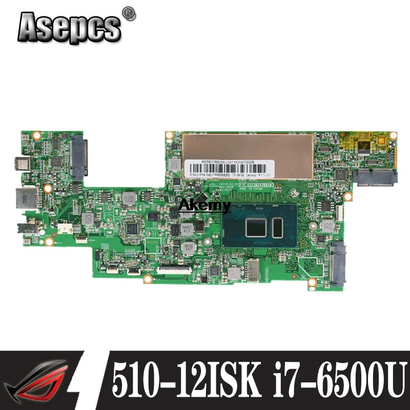 MIIX510 motherboard for Lenovo MIIX510-12ISK MIIX 510-12ISK notebook motherboard CPU i7 6500U 8G RAM Test original work