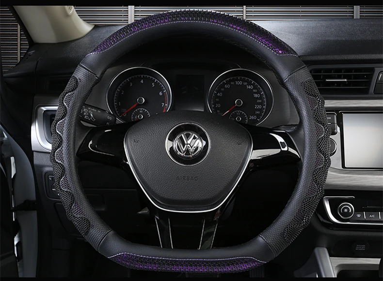 Кожаный чехол на руль FAW Volkswagen New JETTA BORA GOLF 6 сагитар-маготан 7 автомобильный чехол с ручкой для женщин