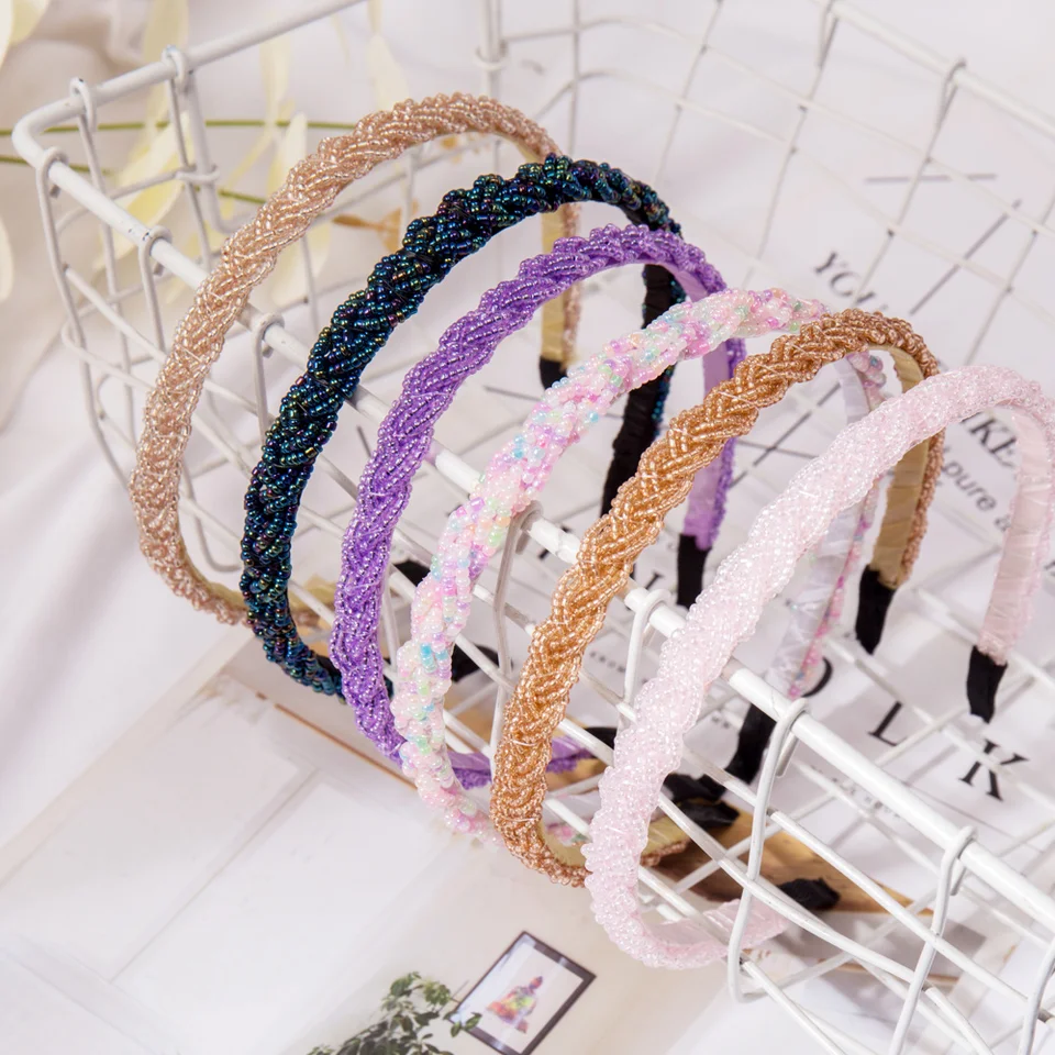 Czemo Serre Tete de Mariage Perle Bijou Cheveux avec Ruban Bandeaux de Mariage Accessoires