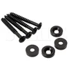 15mm Dia Black Guitar Bass Neck Joint Ferrules/Bushings Complete with Matching Screws Pack of 4 ► Photo 2/3