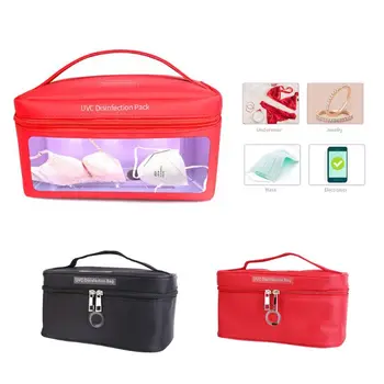 

LED UV Sterilizing Bag with USB Rechargeable Portable LED Disinfection Baby Bottle Toothbrush Underwear Sterilization