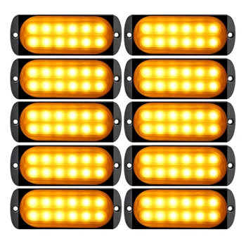 

Splash-proof Fog Light 10PCS set 12V 36W Yellow 12LED Car Truck Off-Road