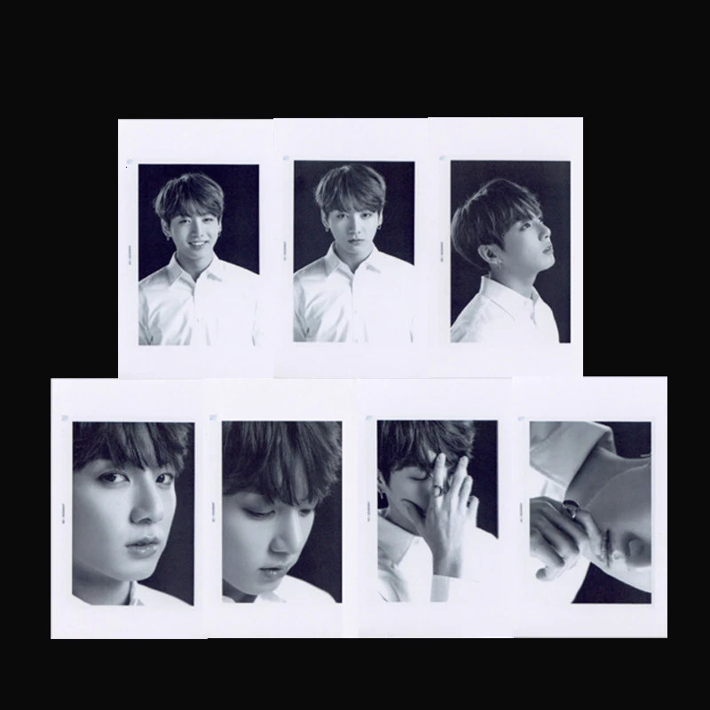 KPOP Bangtan мальчик альбом воспоминания о ломо карты V SUGA сделано бумага фото лампа карты плакат HDPhotocard 3RD 5TH LOVE YOURSELF AllCard - Цвет: jungkook