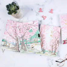 LEnWA онлайн знаменитостей канцелярские принадлежности Хуа Цзи А5 через версии замок мальчик простой, маленький, цветной край ноутбука Cust