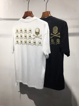 

20ss mmj t-shirt new fashion Korean men women's skull print mmj top tee round neck short sleeve cartoon loose mmj t-shirt