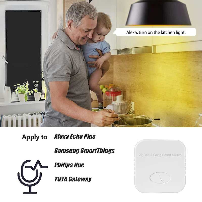 diy, com botão de apertar, controle tuya,