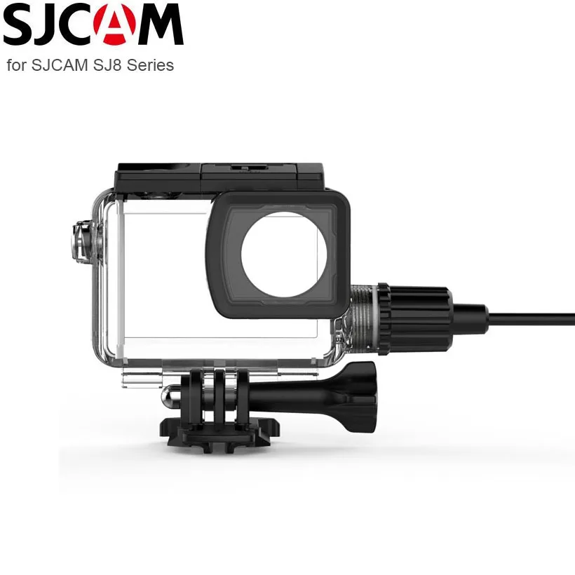 Оригинальный водонепроницаемый чехол SJCAM SJ8 PRO для мотоцикла с кабелем типа C Plus Air