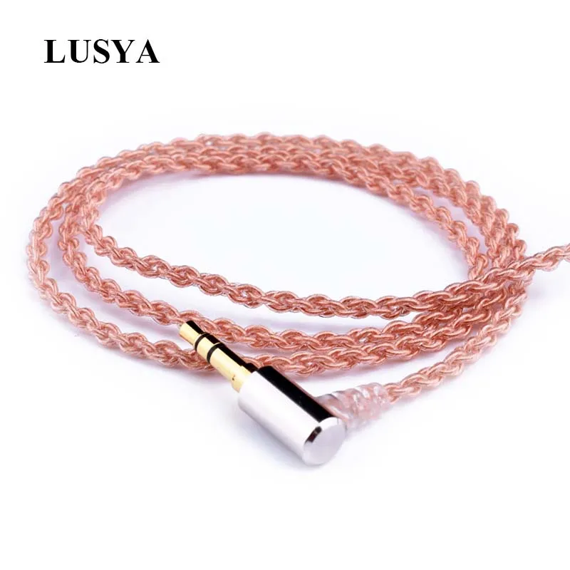 Lusya 3 5 мм до 0 78 2pin ie40 ie80 a2dc im50 из меди без примеси кислорода mmcx гарнитура