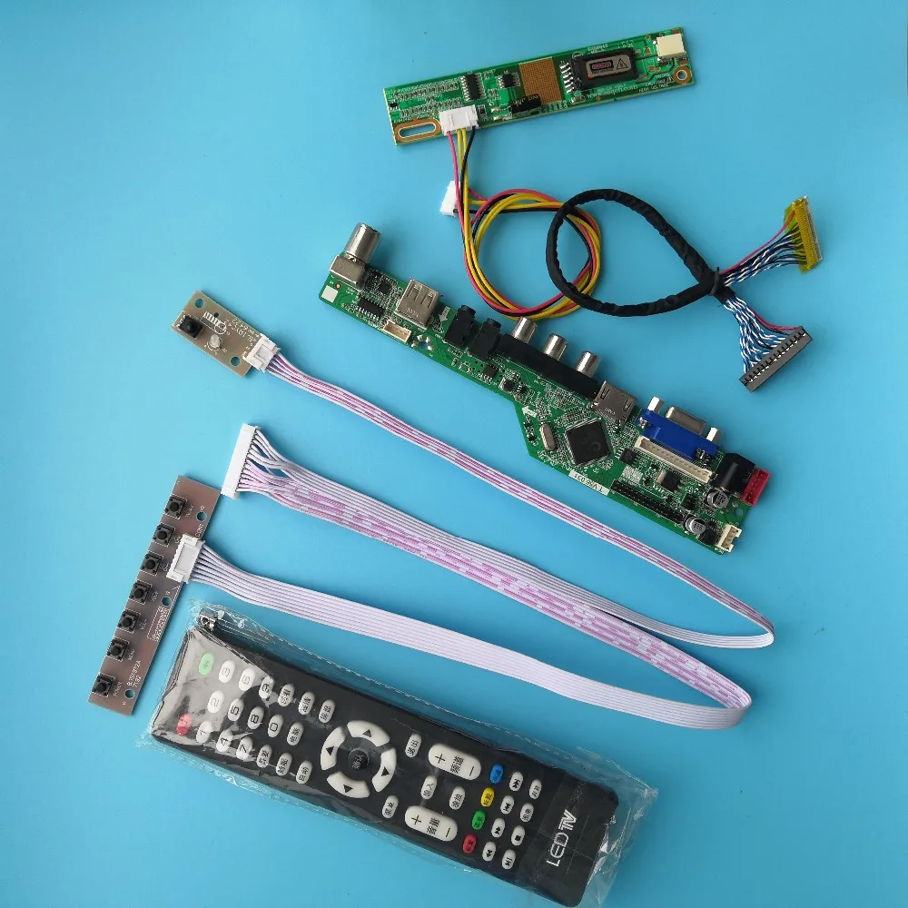 Для B156XW01 V.1 сигнала HDMI VGA AV ТВ USB модуль 30pin драйвер платы 1 лампы 15," контроллер 1366X768