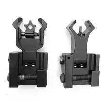 Складной флип передний и задний металлический прицел набор двойной алмазной формы для Пикатинни