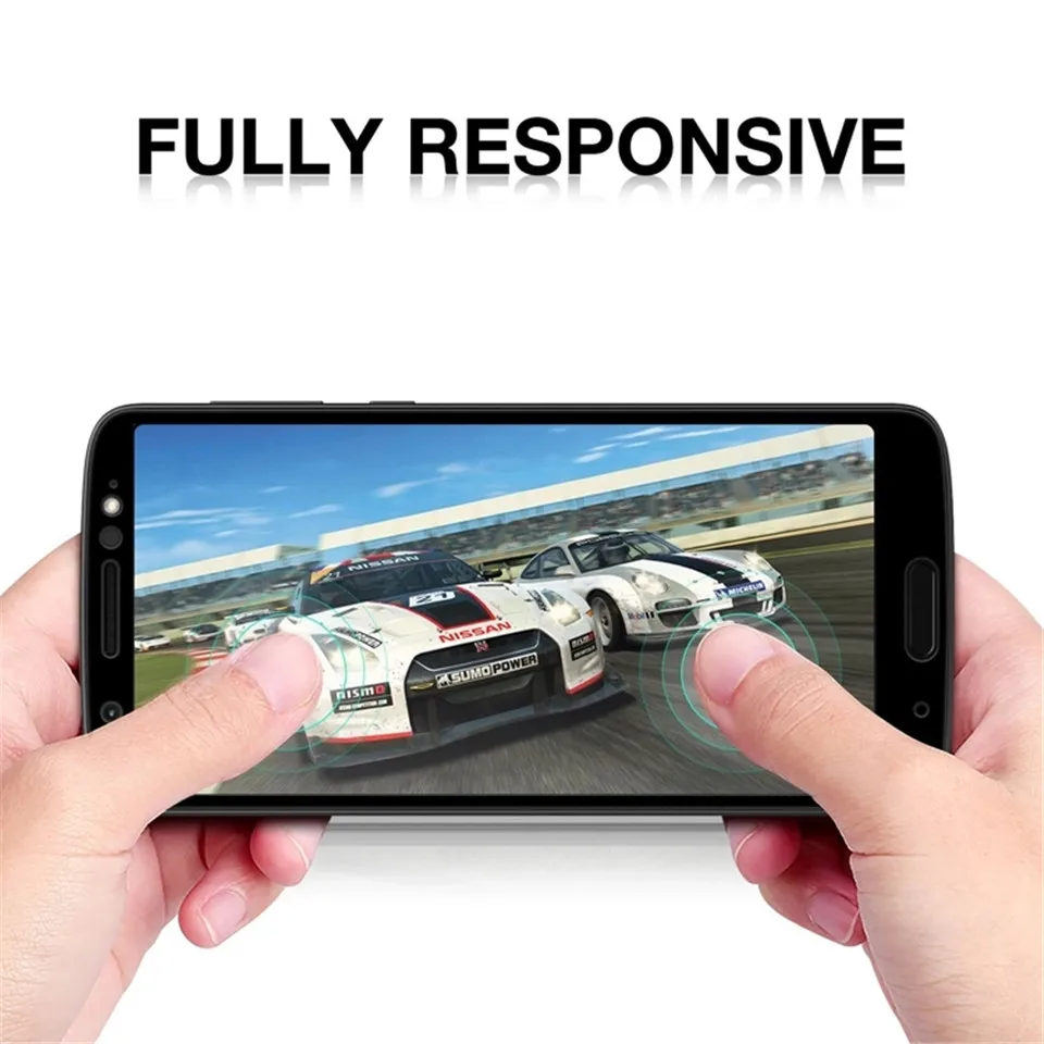 2 шт Полное покрытие протектор экрана из закаленного стекла для Moto G7/G6/E6/E5/Plus/Play/power/E6S Защитная пленка для экрана
