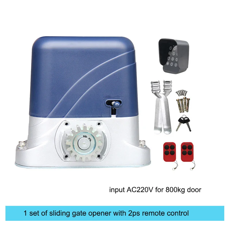 

Heavy-duty drive 800 kg sliding door motor S-type home automatic sliding door switch with GSM flash optional