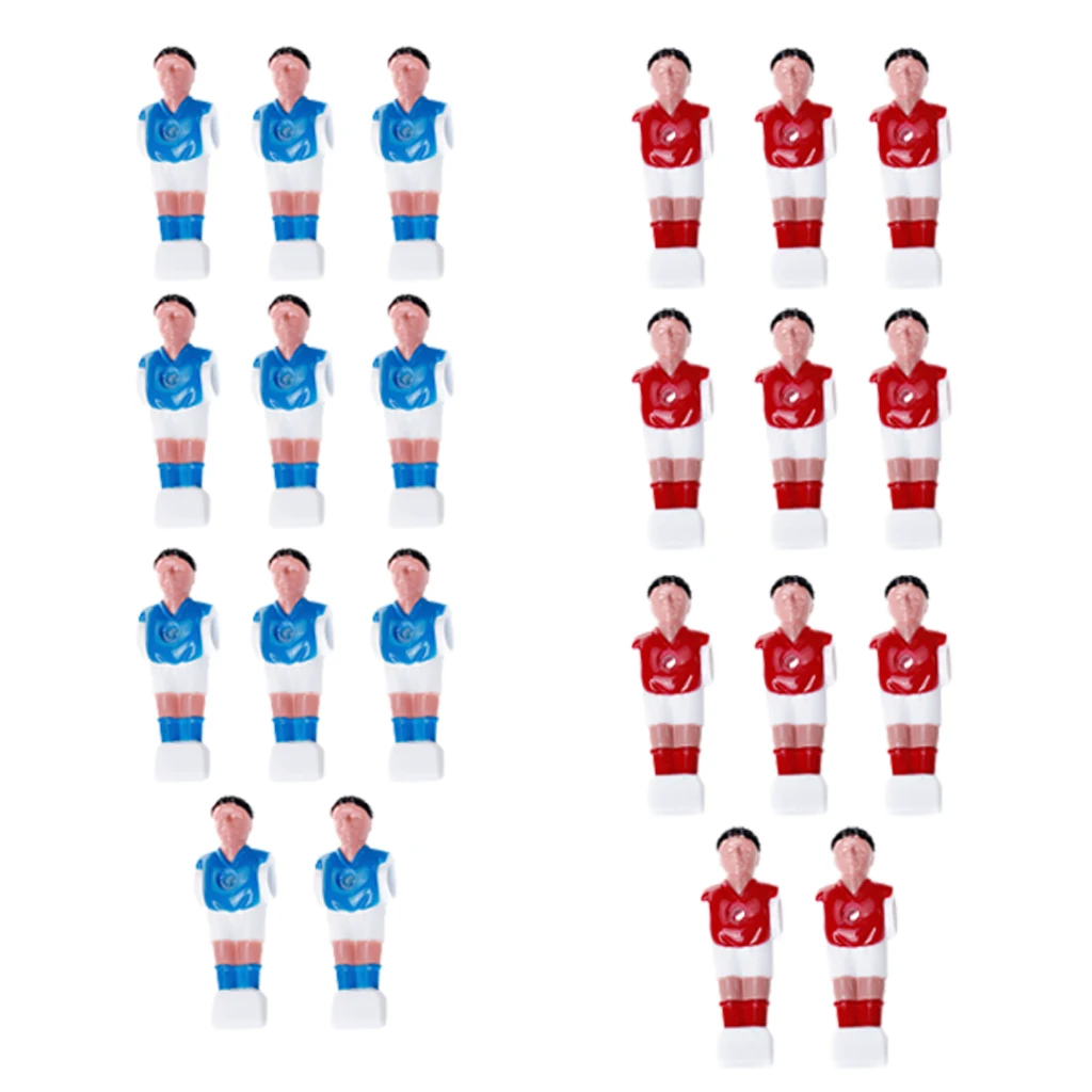 22x Professional Foosball Man Guys Players - Table Soccer Football Parts Replacement for Adult & Kids