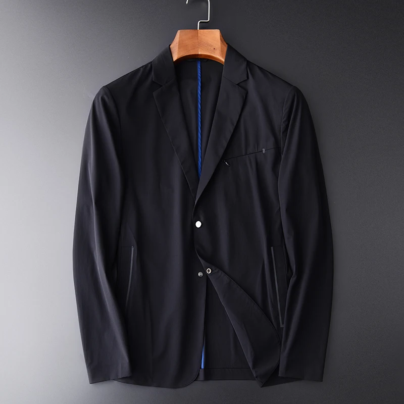 

Suit Jacket Plus Size 4xl Luxury Silky Jelly Printed Business Male Hight Quality Slim Blazer And Jackets Men