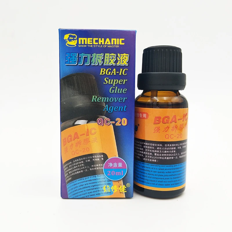 1pcs 250ml Black Glue Remove Liquid For Iphone Cpu Glue Remover