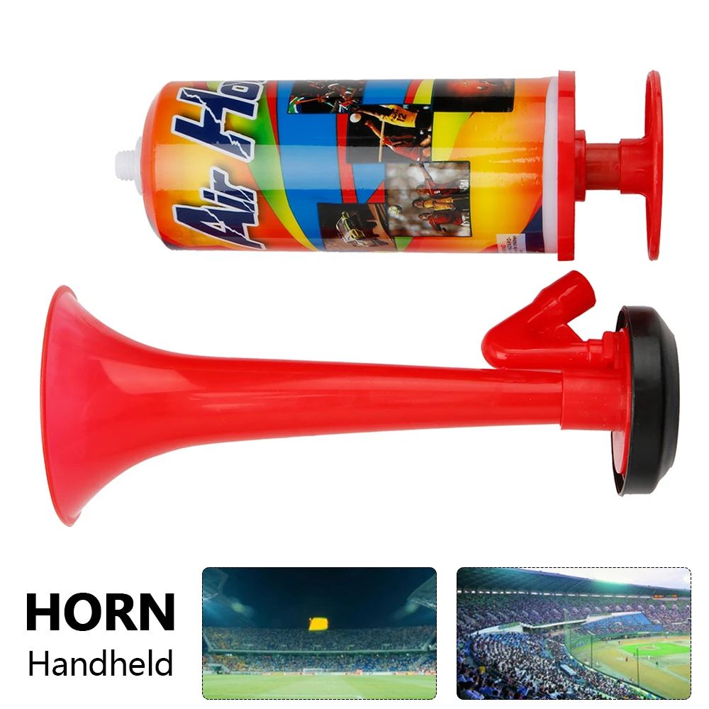 Hand Push Cheerleading Air Fan Horn Sports Meeting Cheer Club Trumpet