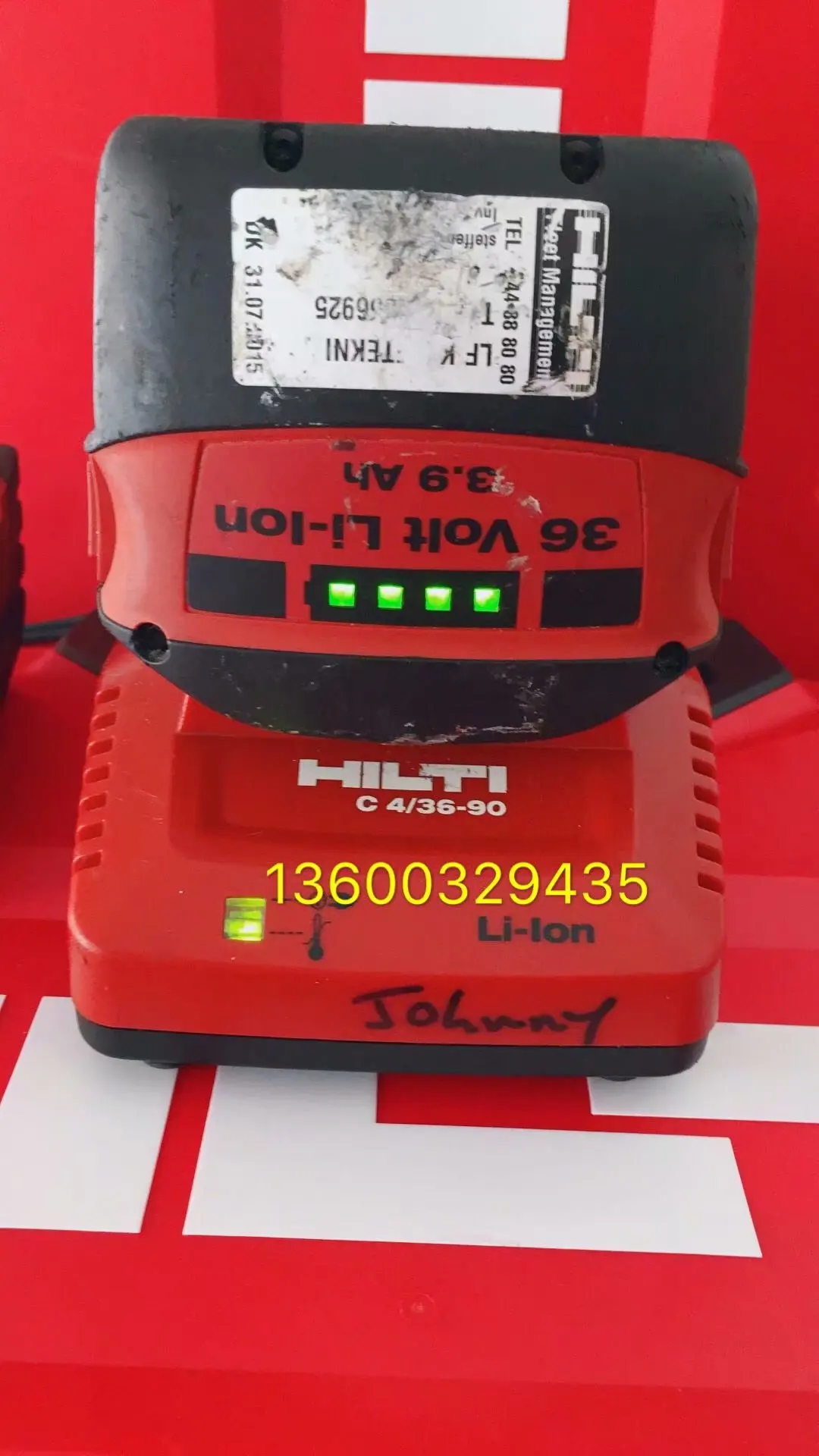 Chargeur Hilti/Hilti C4/36 90, 220V, 14.4V, neuf, produit d