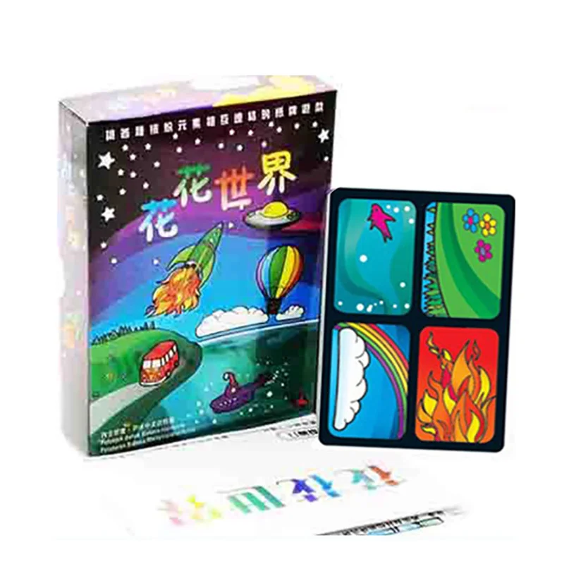 Карточная игра Aquarius популярные настольные игры для вечеринок с цветами