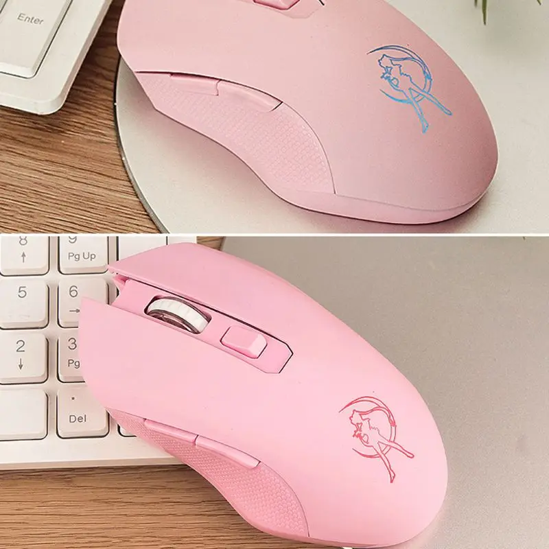 wired computer mouse Pink Silent LED Optical Game Mice 1600DPI 2.4G USB Wireless Mouse for PC Laptop top wireless mouse