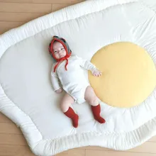 Детский коврик для сна, детский коврик для игр, толстый мягкий пушистый напольный ковер, одеяло для ползания, теплый коврик для кровати, украшение для дома HM0038