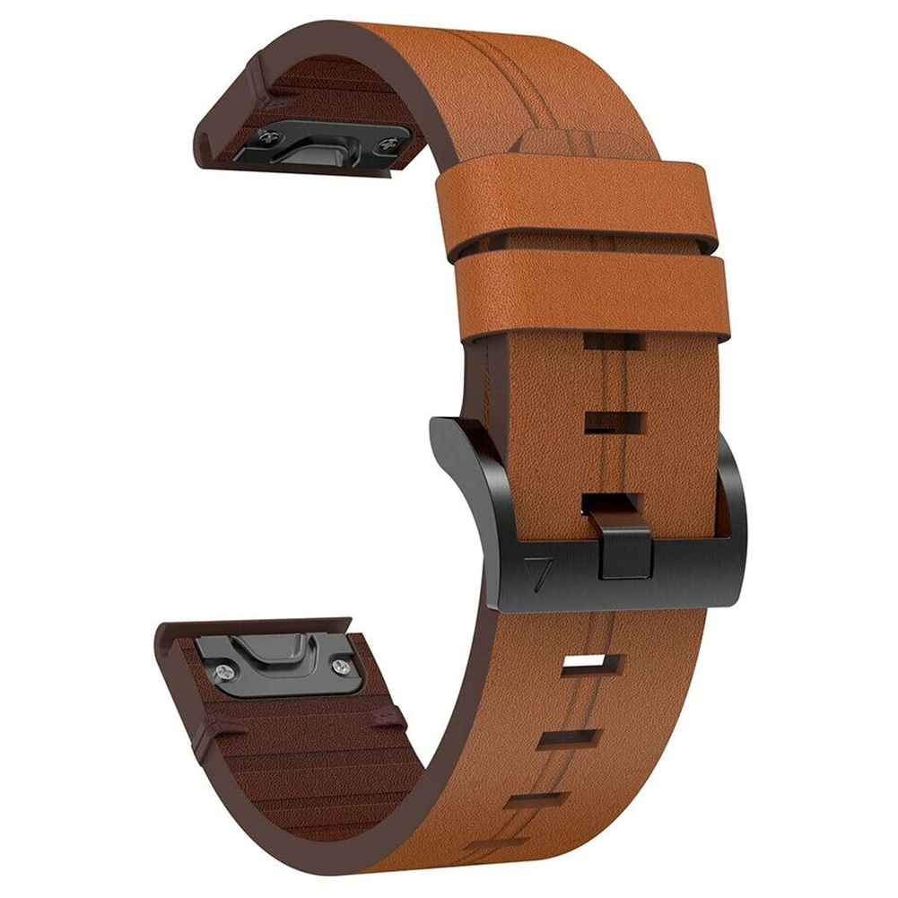 Ремешок для часов Garmin forerunner 945 935, кожаный ремешок на запястье, быстросъемный браслет, ремешок для Garmin fenix 5 6 Pro Plus, ремешок