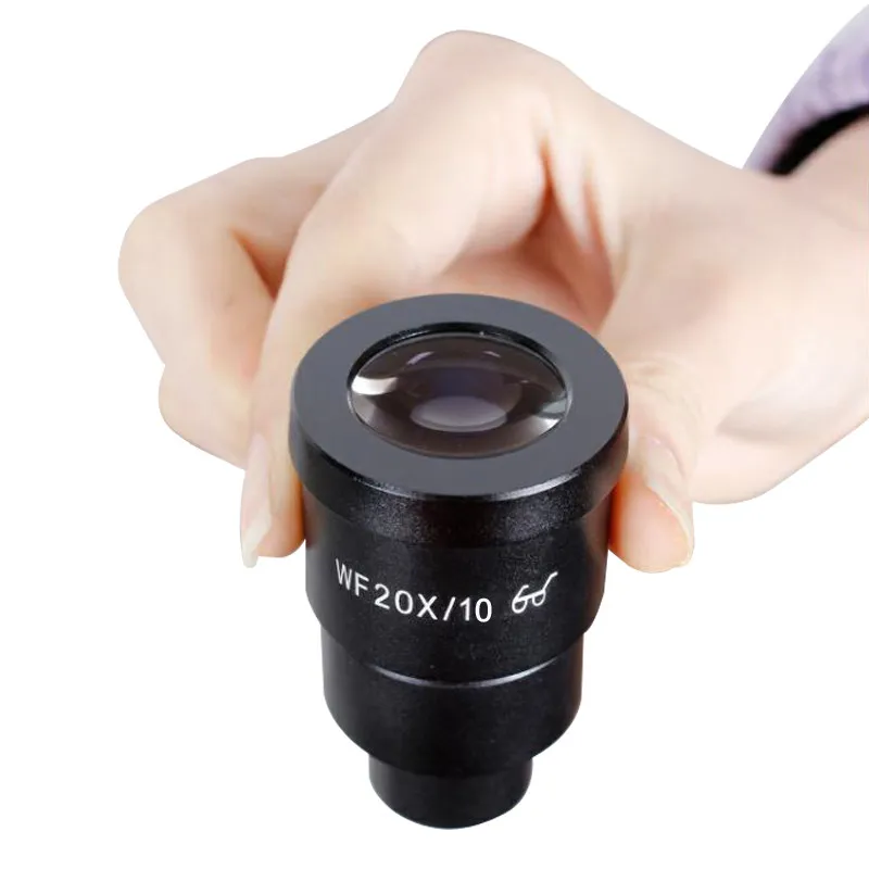 Стерео глазок микроскопа WF10X WF20X объектив широкоугольный Монокуляр часть