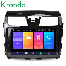 Krando Android 9,0 10," ips большой экран Полная сенсорная Автомобильная навигационная система для NISSAN TEANA Altima 2013- радио плеер gps