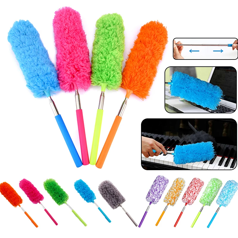Duster Dust Cleaner Adjustable Stretch Extend Microfiber Feather Duster